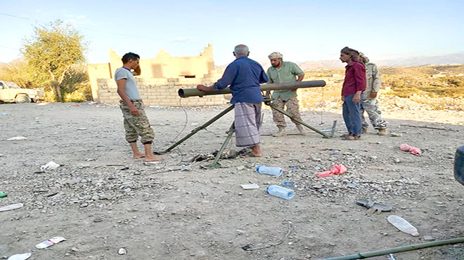 مقتل 16 وجرح 30 من قوات الحوثي بمعارك في جبهة الفاخر