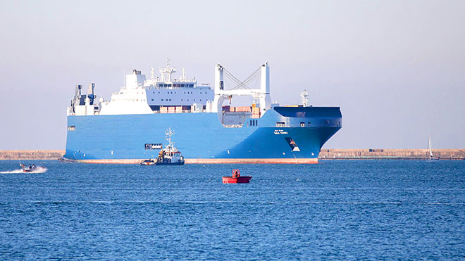 وصول سفينة سعودية تحمل أسلحة إلى ميناء فرنسي