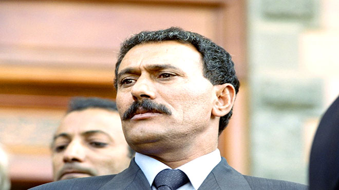 قال الرئيس علي عبد الله صالح إذا وقعنا الاتفاق سيبدأ القتال (أ.ف.ب)​​​​​​​