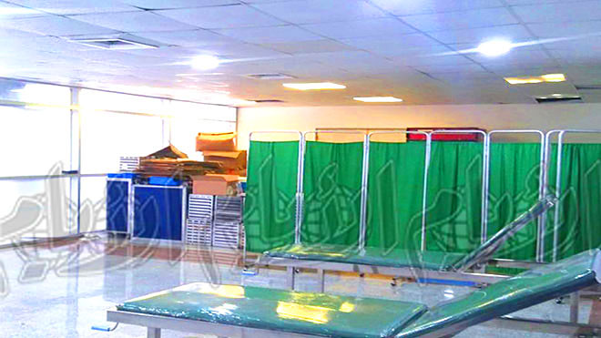 غرفة الحجر الصحي لكورونا بمطار عدن الدولي