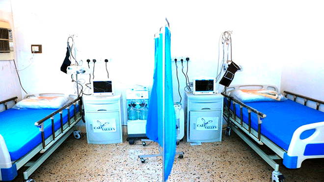 السعيدي يفتتح عدداً من الأقسام الصحية بمستشفى حورة