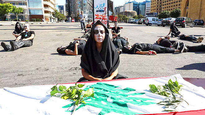 تظاهرات مناهضة للسلطة في لبنان لليوم الثالث على التوالي