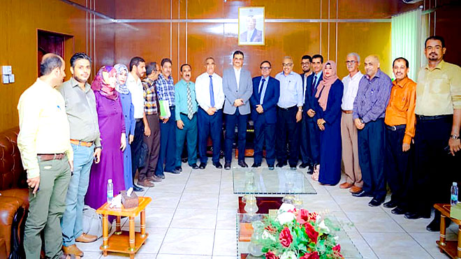 لملس يتطلع لتعاون جامعة عدن في تحديث البُنى التنموية والخدمية 