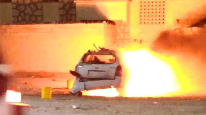 تفجير سيارة شقيق نائب رئيس المؤتمر الشعبي بشبوة