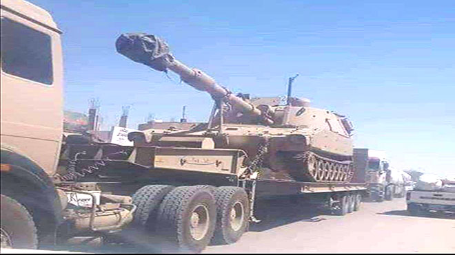 دبابات  لقوات سعودية بشبوة