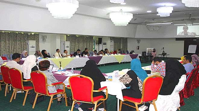 جانب من المشاركين في مؤتمر المثقفين اليمنيين
