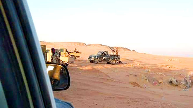 قوات بن عديو تهاجم معسكرا للنخبة الشبوانية في جردان