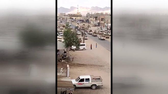 مشاهد تظهر تقدم ألوية العمالقة على حساب الحوثيين في شبوة