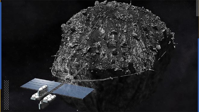 يتوقع بعض الباحثين من ناسا أنه يمكن مستقبلا جذب الكويكبات لمدار الأرض (مواقع التواصل)