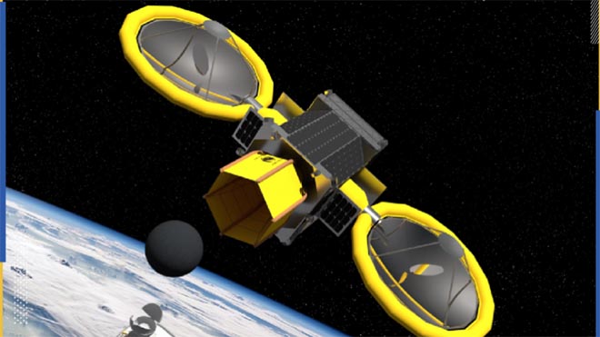 تصور لمركبة ميني بي والتي تمثل المرحلة الثالثة من خطة ناسا لتعدين الفضاء .. مواقع التواصل الاجتماعي