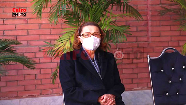 سوزان مبارك أرملة الرئيس الأسبق محمد حسني مبارك