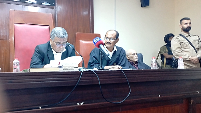 الشعبة الجزائية الأولى في محكمة الاستئناف بالعاصمة عدن