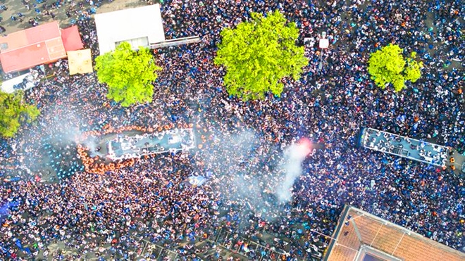 ​احتفالات جنونية في الشوارع من جماهير إنتر ميلان بالتتويج