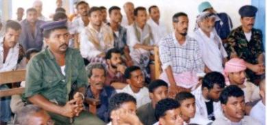 جانب من الحضور في جلسة المحاكمة يوم أمس جانب من الحضور في جلسة المحاكمة يوم أمس