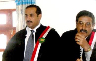 رئيس النيابة سعيد العاقل ووكيل النيابة خالد الحاوري رئيس النيابة سعيد العاقل ووكيل النيابة خالد الحاوري