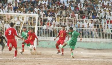 تعددت فرص اليرموك في المباراة