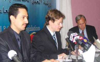 السيد دانيال سيمونس في ورشة العمل امس السيد دانيال سيمونس في ورشة العمل امس