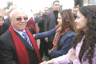 رئيس الوزراء الفلسطيني احمد قريع 