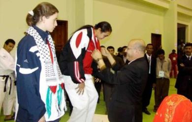 اثناء تكريم الأبطال
