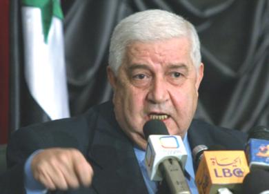 وليد المعلم نائب وزير الخارجية السوري