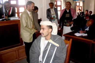 جانب من الحضور في المحكمة جانب من الحضور في المحكمة