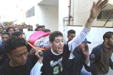 تشييع الشهيد الفلسطيني 
