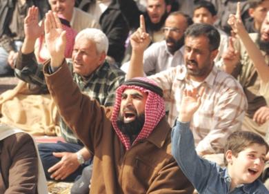 تظاهرات بعد صلاة امس الجمعة احتجاجاً على الرسوم الكارياكتورية في الاردن