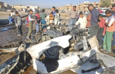 انفجار سيارة مفخخة في بعقوبة..
