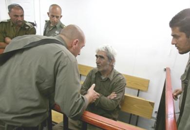 جانب من محاكمة الامين العام للجبهة الشعبية لتحرير فلسطين احمد سعدات 