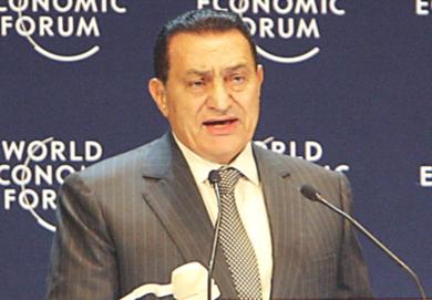 الرئيس المصري حسني مبارك