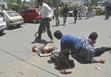 احد الاطفال قتل في غارة أمس