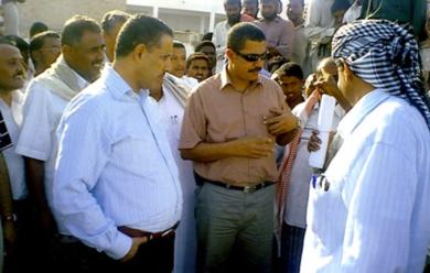 وزيرا النفط والنقل خلال لقاءتهما في الديس الشرقية وزيرا النفط والنقل خلال لقاءتهما في الديس الشرقية