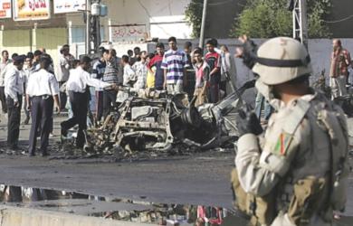 انتشار للقوات العراقية مكان وقوع الانفجار
