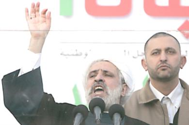 الشيخ نعيم قاسم نائب الامين العام لحزب الله 