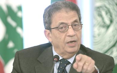 الامين العام لجامعة الدول العربية عمرو موسى