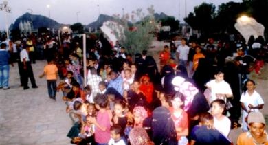 جانب من المهرجان جانب من المهرجان