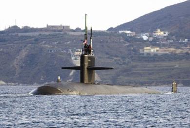 صورة من الأرشيف للغواصة النووية الأميركية صورة من الأرشيف للغواصة النووية الأميركية