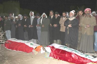 أثناء الصلاة على برزان وعود البندر 