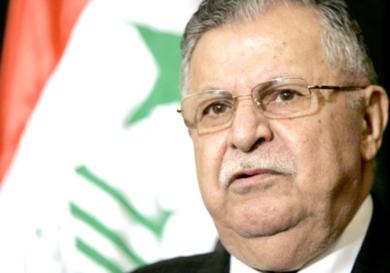 الرئيس العراقي جلال طالباني الرئيس العراقي جلال طالباني
