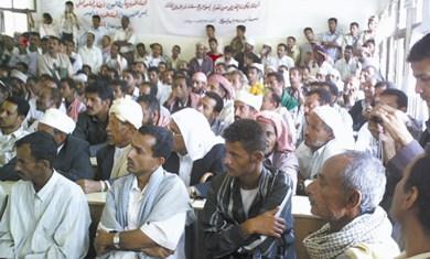 جانب من الحاضرين جانب من الحاضرين