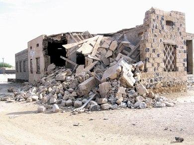 الأضرار التي لحقت بمدرسة الاستقلال بسرار في الريدة الأضرار التي لحقت بمدرسة الاستقلال بسرار في الريدة