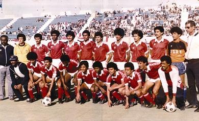 محمد سالم في صفوف المنتخب الوطني للشباب الخامس من اليسار جلوساً محمد سالم في صفوف المنتخب الوطني للشباب الخامس من اليسار جلوساً