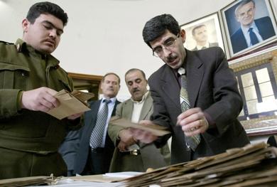 أثناء عملية فرز الاصوات