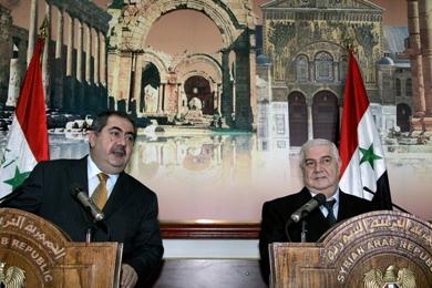 زيباري في مؤتمر صحافي مشترك مع نظيره السوري وليد المعلم