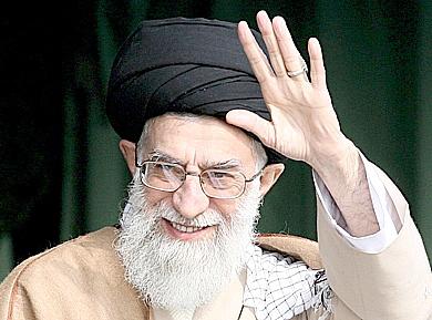 المرشد الاعلى للجمهورية الايرانية اية الله علي خامنئي