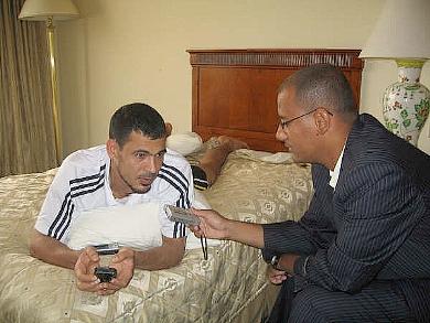 الزميل صلاح العماري يحاور الدولي يونس محمود