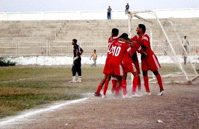 فرحة حسانية بهدف الفوز فرحة حسانية بهدف الفوز
