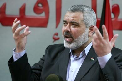 رئيس الوزراء الفلسطيني المقال اسماعيل هنية