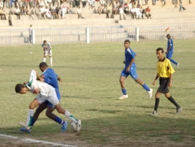 لقطة من المباراة