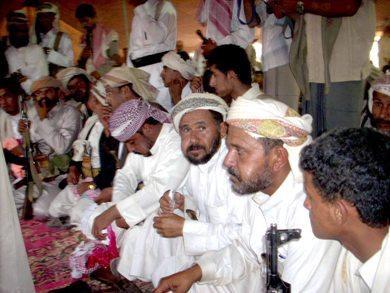 مشايخ الوساطة من الجوف ومأرب وشبوة وهم في حضرموت التي وصلوها مع بن يمين مشايخ الوساطة من الجوف ومأرب وشبوة وهم في حضرموت التي وصلوها مع بن يمين